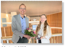 Ehrung für Giulia Schram