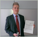 Torge Gärtner erhält die Silberne Ehrenmedaille der Hill-Stiftung