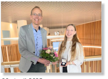 Ehrung für Giulia Schram