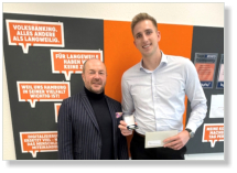 Nils Peper erhält die Silberne Ehrenmedaille